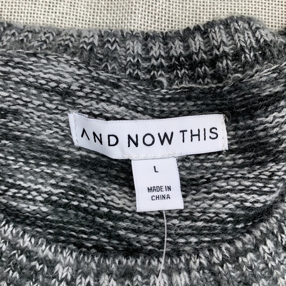 And Now This Men's Regular-Fit Marled Brushed Sweater Size L - Picture 2 of 8